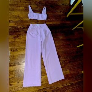 Lilac princess Polly 2 piece set. Bottom and top size 4. worn once.